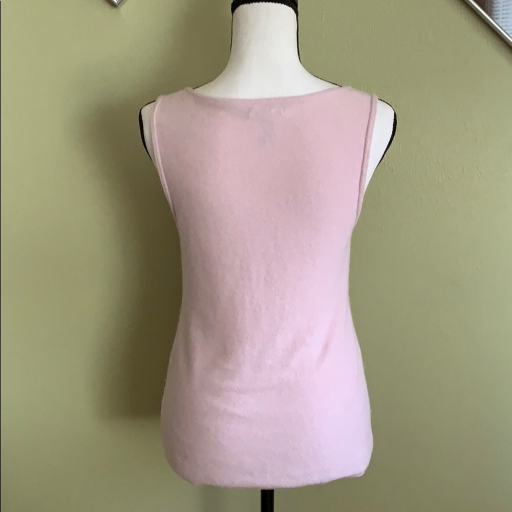 DKNY sleeveless soft pink sweater shirt Size M - Picture 5 of 5